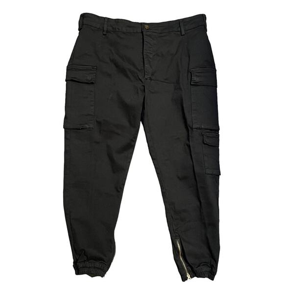 Fashion Nova Black Kalley Cargo Pants Size 2X NWT - Picture 3 of 7